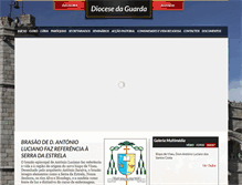 Tablet Screenshot of diocesedaguarda.pt